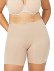 Nancy Ganz Body Smart Waisted Short, Beige, 8-16 product photo