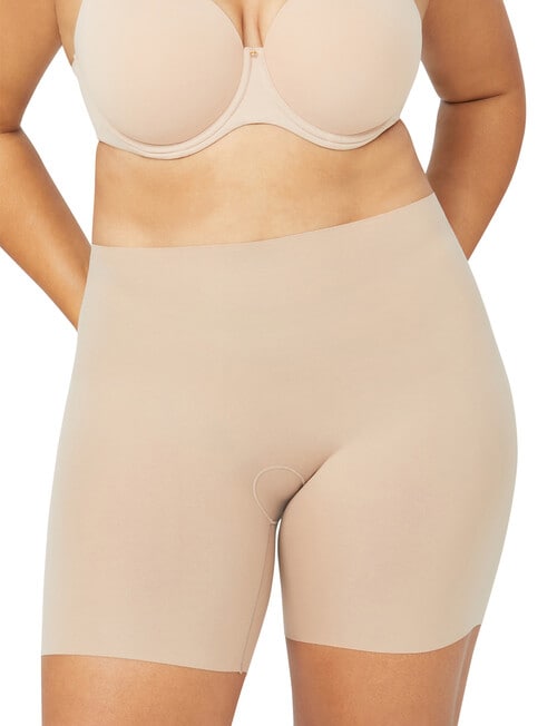 Nancy Ganz Body Smart Waisted Short, Beige, 8-16 product photo