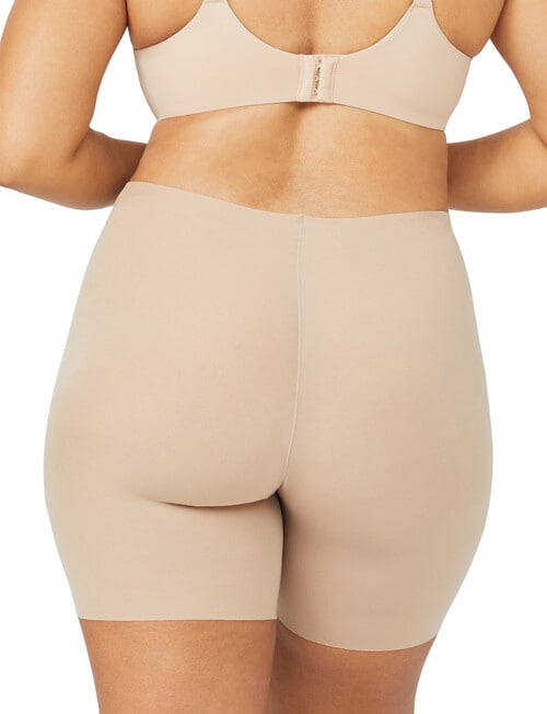 Nancy Ganz Body Smart Waisted Short, Beige, 8-16 product photo View 05 L