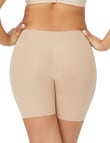 Nancy Ganz Body Smart Waisted Short, Beige, 8-16 product photo View 06 S