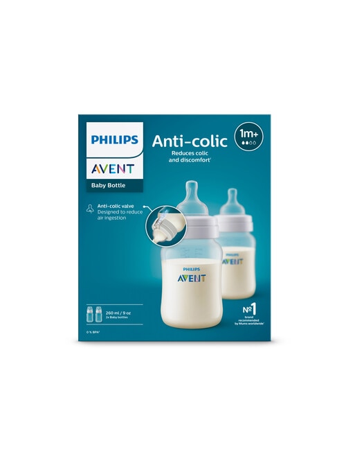 Avent Anti-Colic Bottle, 260ml, 2-Pack product photo View 02 L