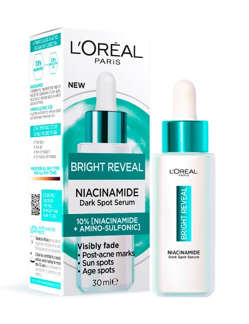 L'Oreal Paris Bright Reveal Niacinamide Dark Spot Serum, 30ml product photo