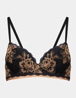 Me By Bendon Dazed Romance Contour Bra, Black & Tuscany, A-E product photo View 05 S