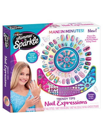 Shimmer & Sparkle Trendy Tips Nail Expressions product photo