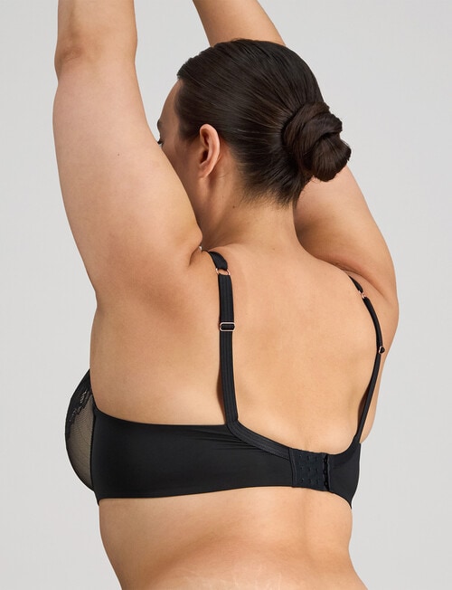 Fayreform Intrigue Contour Bra, Black, D-F product photo View 03 L