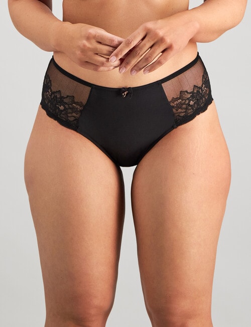 Fayreform Intrigue Midi Brief, Black, S-2XL product photo