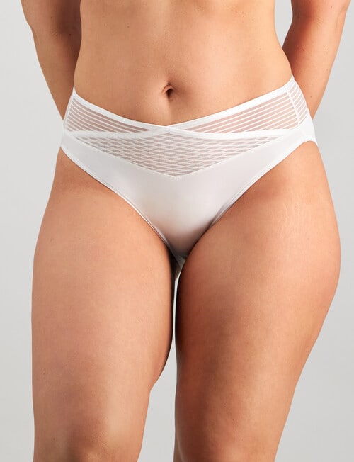 Fayreform Perfect Lines High Cut Brief, White, S-2XL product photo