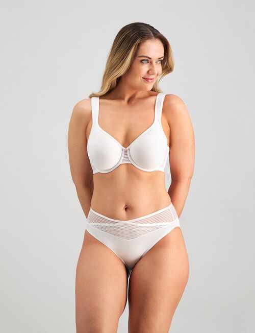Fayreform Perfect Lines High Cut Brief, White, S-2XL product photo View 06 L