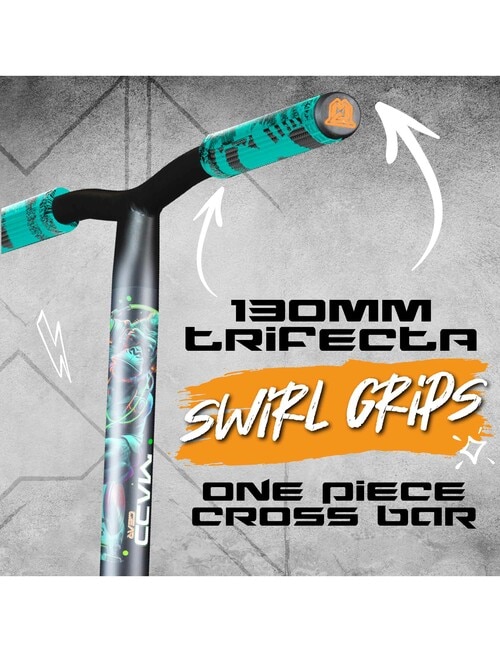 MADD Carve DJ Rilla Pro-X Scooter, Green product photo View 10 L