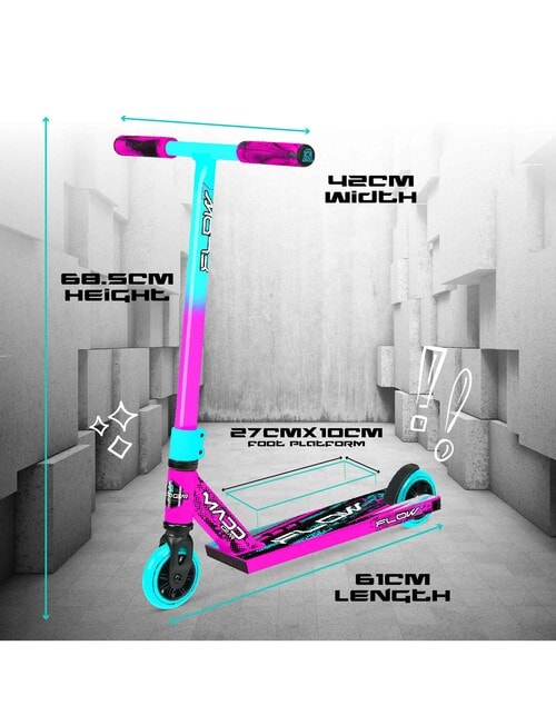 MADD Carve Flow-X Scooter, Pink & Teal product photo View 03 L