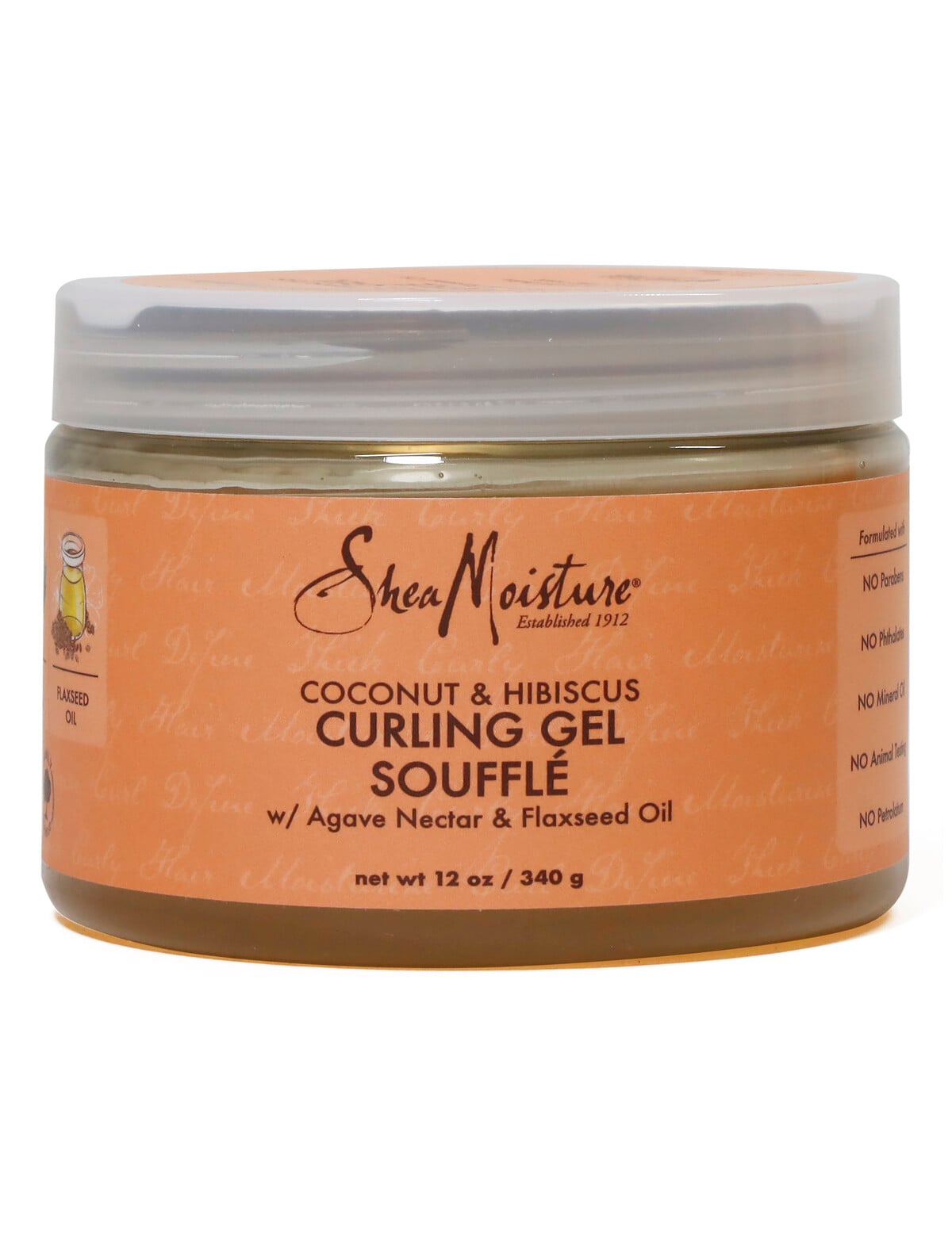 Shea Moisture Coconut & Hibiscus Curling Gel Souffle, , 340gm