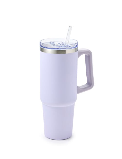 Stevens Versa Stainless Steel Sipper Cup, 850ml, Heather product photo
