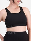 Berlei Active Seamless Wirefree Bra, Black, S-3XL product photo View 02 S
