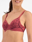 Berlei Electrify Contour Bra, Sum Sangria, A-DD product photo View 02 S