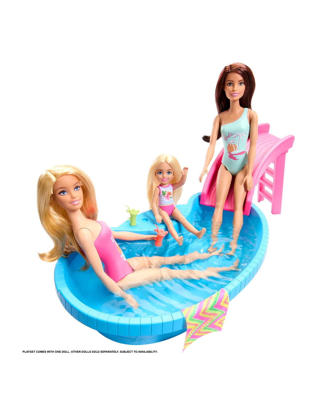 Barbie Doll Pool Playset Dolls Accessories