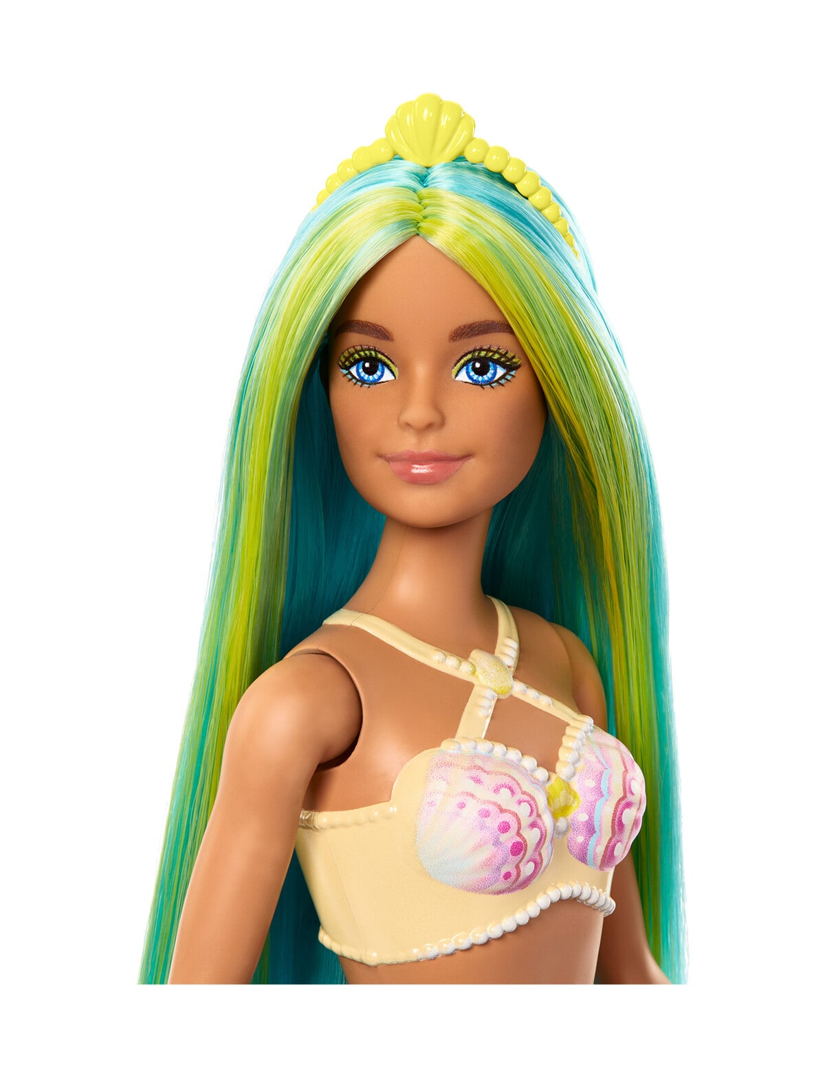 Barbie Mermaid Dolls with Colourful Hair Accessories, Assorted