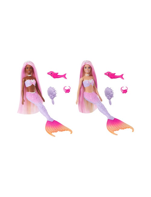 Barbie A Touch of Magic Colour Change Mermaid Malibu Doll product photo View 03 L
