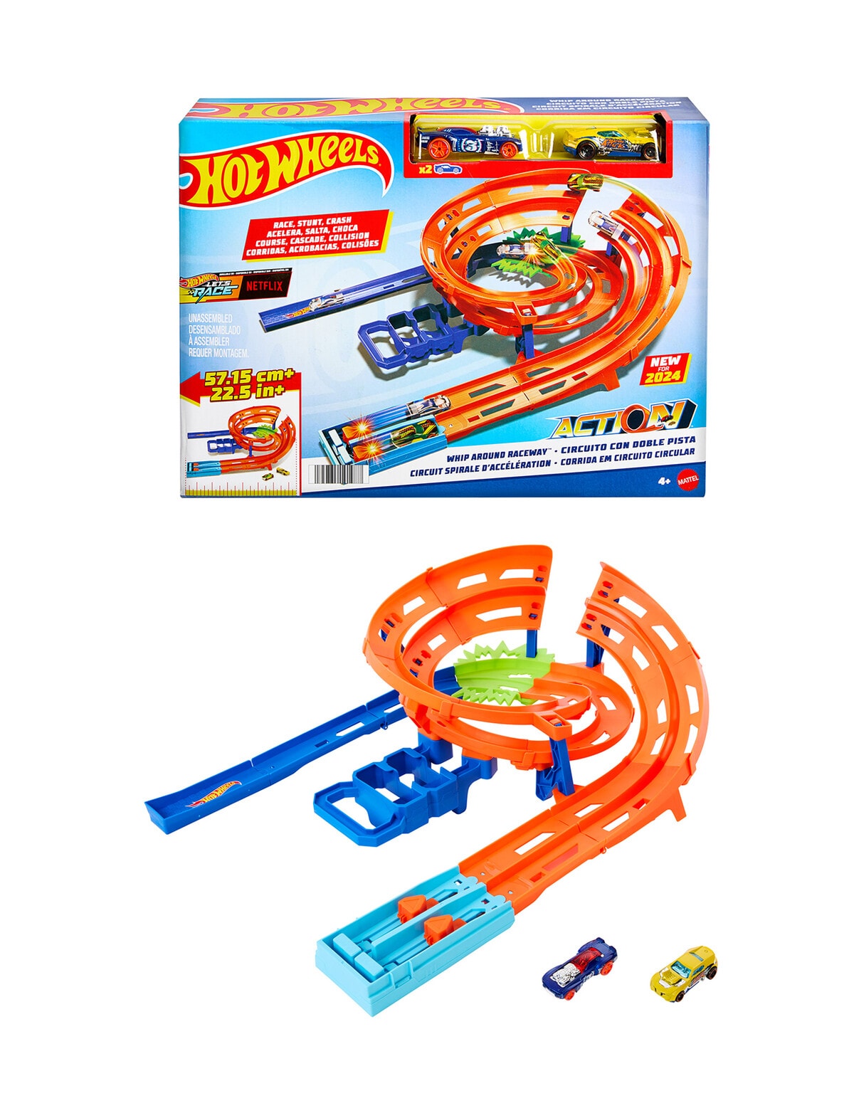 Amazon Hot Wheels Figure Raceway Track Set Hot Wheels Whip Around
