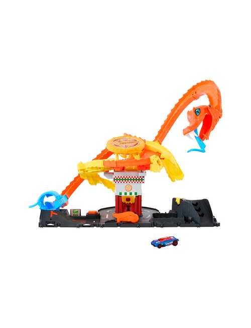 Hot Wheels City Pizza Slam Cobra Attack Playset product photo View 03 L