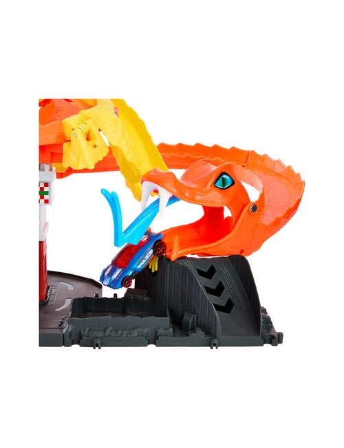 Hot Wheels City Pizza Slam Cobra Attack Playset product photo View 06 L