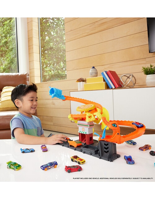 Hot Wheels City Pizza Slam Cobra Attack Playset product photo View 09 L