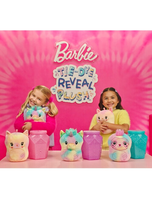 Barbie Tie-Dye Reveal Plush, Assorted product photo View 13 L