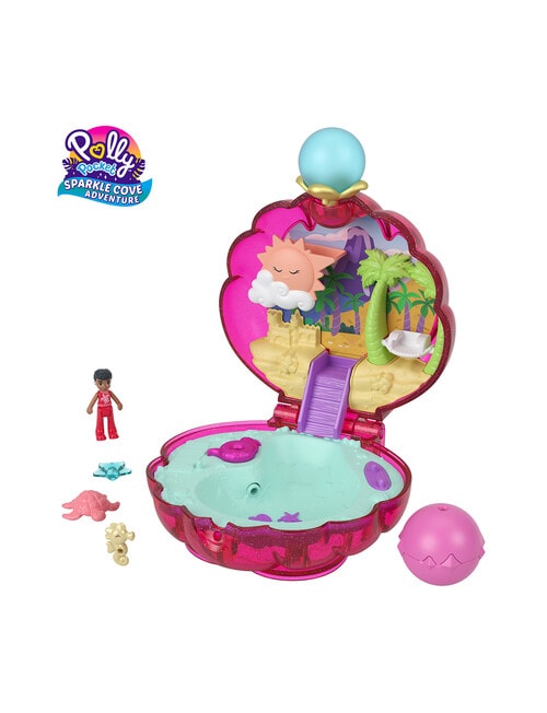 Polly Pocket Sparkle Cove Adventure Compact Playset, Assorted product photo View 03 L