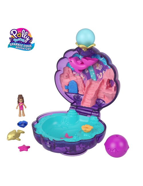 Polly Pocket Sparkle Cove Adventure Compact Playset, Assorted product photo View 04 L