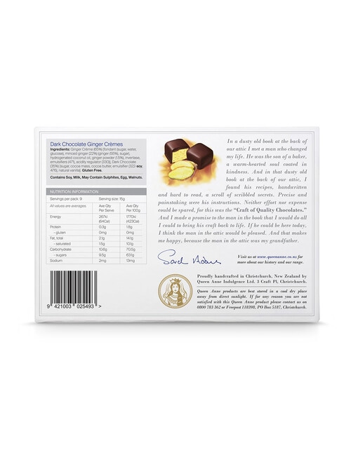 Queen Anne Dark Chocolate Ginger Cremes, 140 g product photo View 02 L