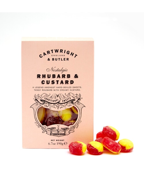 Cartwright & Butler Rhubarb & Custard Pips Carton, 190g product photo