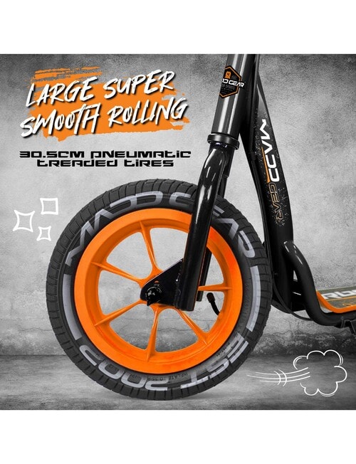 MADD Urban Glide Scooter, Black & Orange product photo View 05 L