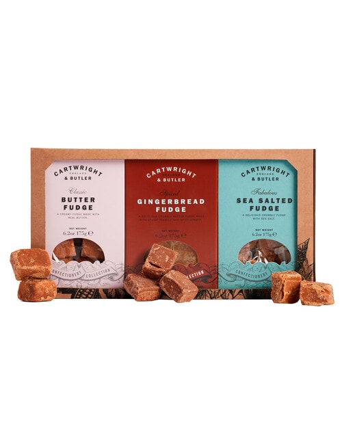 Cartwright & Butler Trio Of Fudge 3x175g, Thank you product photo