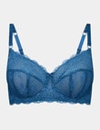 Me By Bendon Sofia Underwire Bra, Moroccan Blue, B-F product photo View 05 S