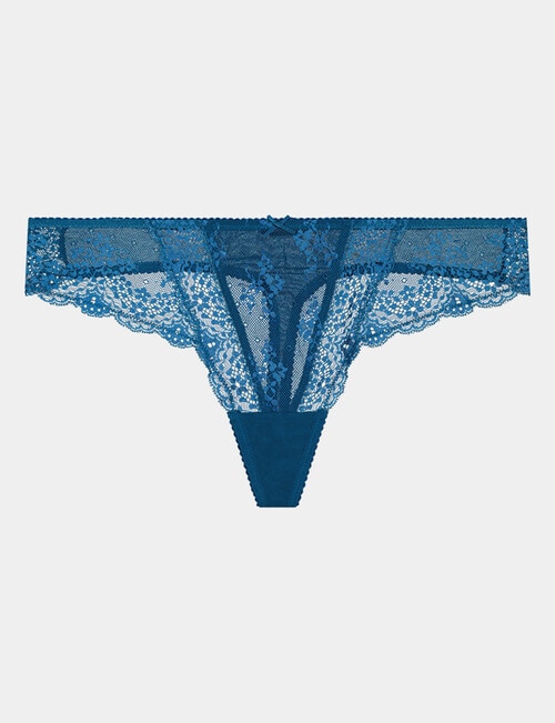 Me By Bendon Sofia Thong, Moroccan Blue, S-XL product photo View 04 L