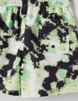 Wavetribe Tie Dye Swim Short, Lime product photo View 02 S