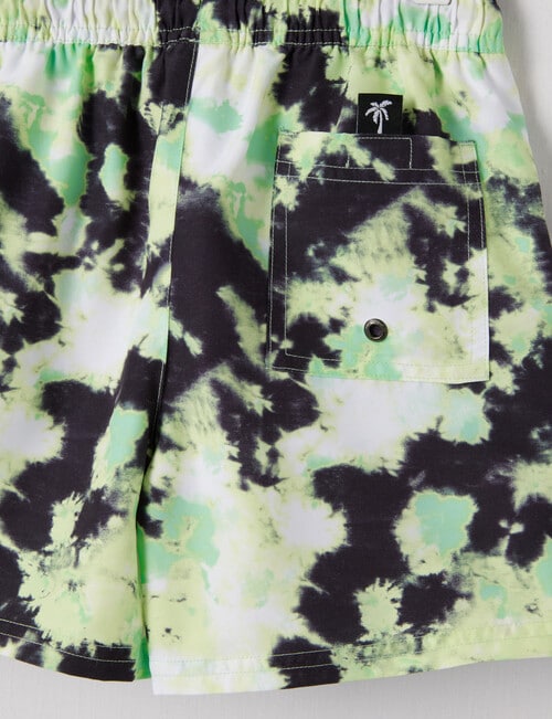 Wavetribe Tie Dye Swim Short, Lime product photo View 02 L