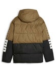 Puma Power Hooded Jacket, Choc Chip product photo View 02 S
