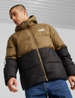Puma Power Hooded Jacket, Choc Chip product photo View 03 S
