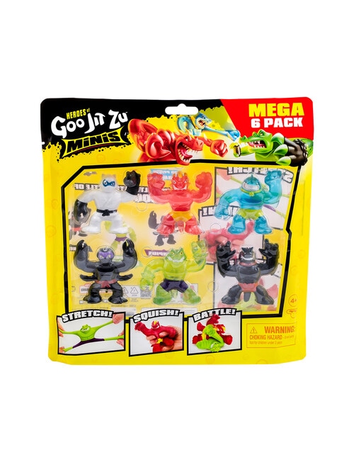 Heroes of Goo Jit Zu Minis Mega 6-Pack, Series 10 product photo View 02 L