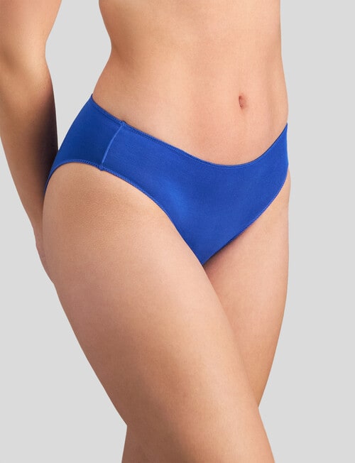 Bendon Au Naturel High Cut Brief, Olympian Blue, XS-2XL product photo View 03 L