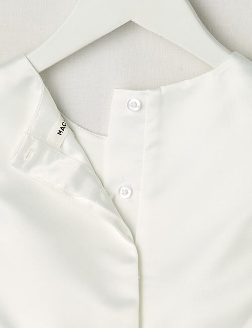 Mac & Ellie Party Collection Maeve Dress, Ivory product photo View 06 L