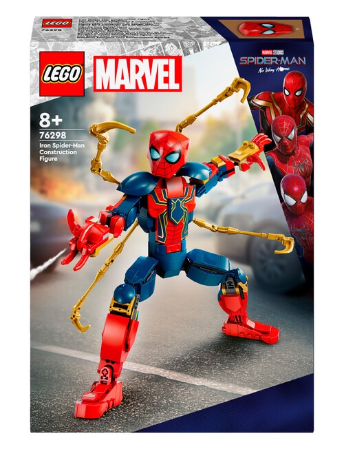 Lego Super Heroes Marvel Iron Spider-Man Construction Figure, 76298 product photo View 02 L