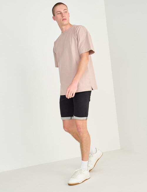Tarnish Oversize Dusky Tee, Pink product photo View 03 L