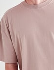 Tarnish Oversize Dusky Tee, Pink product photo View 04 S