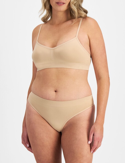Jockey Woman Skimmies Nylon Gee Brief, Nude, 8-20 product photo
