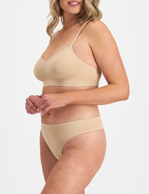 Jockey Woman Skimmies Nylon Gee Brief, Nude, 8-20 product photo View 02 L