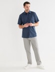 Chisel Soft Touch Short Sleeve Shirt, Navy product photo View 03 S