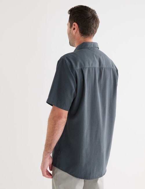 Chisel Soft Touch Short Sleeve Shirt, Charcoal product photo View 02 L