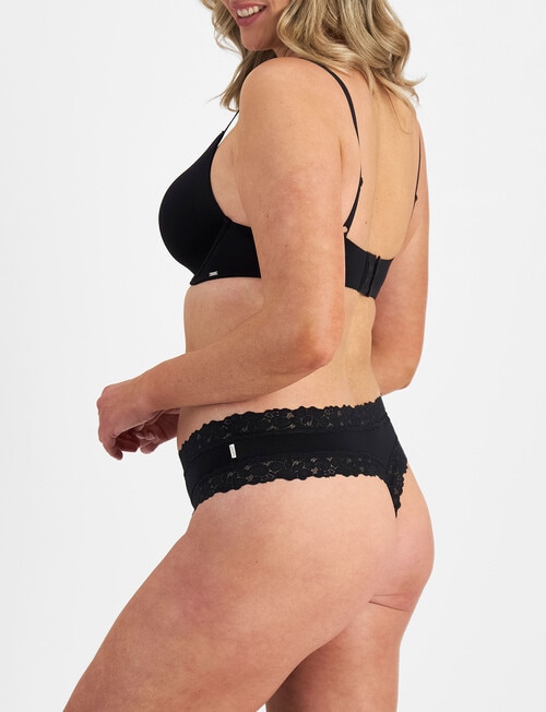 Jockey Woman Paris Classics Gee Brief, Black. 8-16 product photo View 03 L