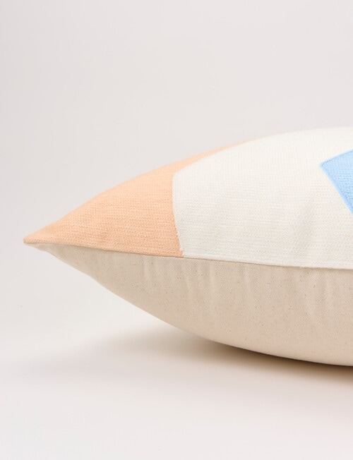 M&Co Solana Embroidered Cushion, Costa product photo View 02 L